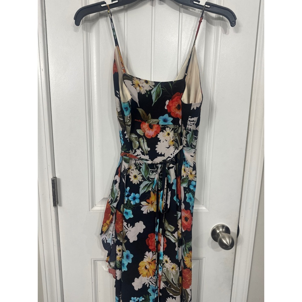 Yumi Kim Morning Glory Cross Roads Maxi Dress Floral High Low Wrap Medium - Picture 6 of 8